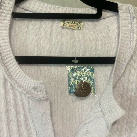 Revolve Free People Around the Clock Oversized Pullover Sweater Lavender Purple - Picture 9 of 12